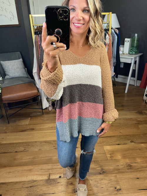 You Were Right Colorblock Sweater - Multiple Options